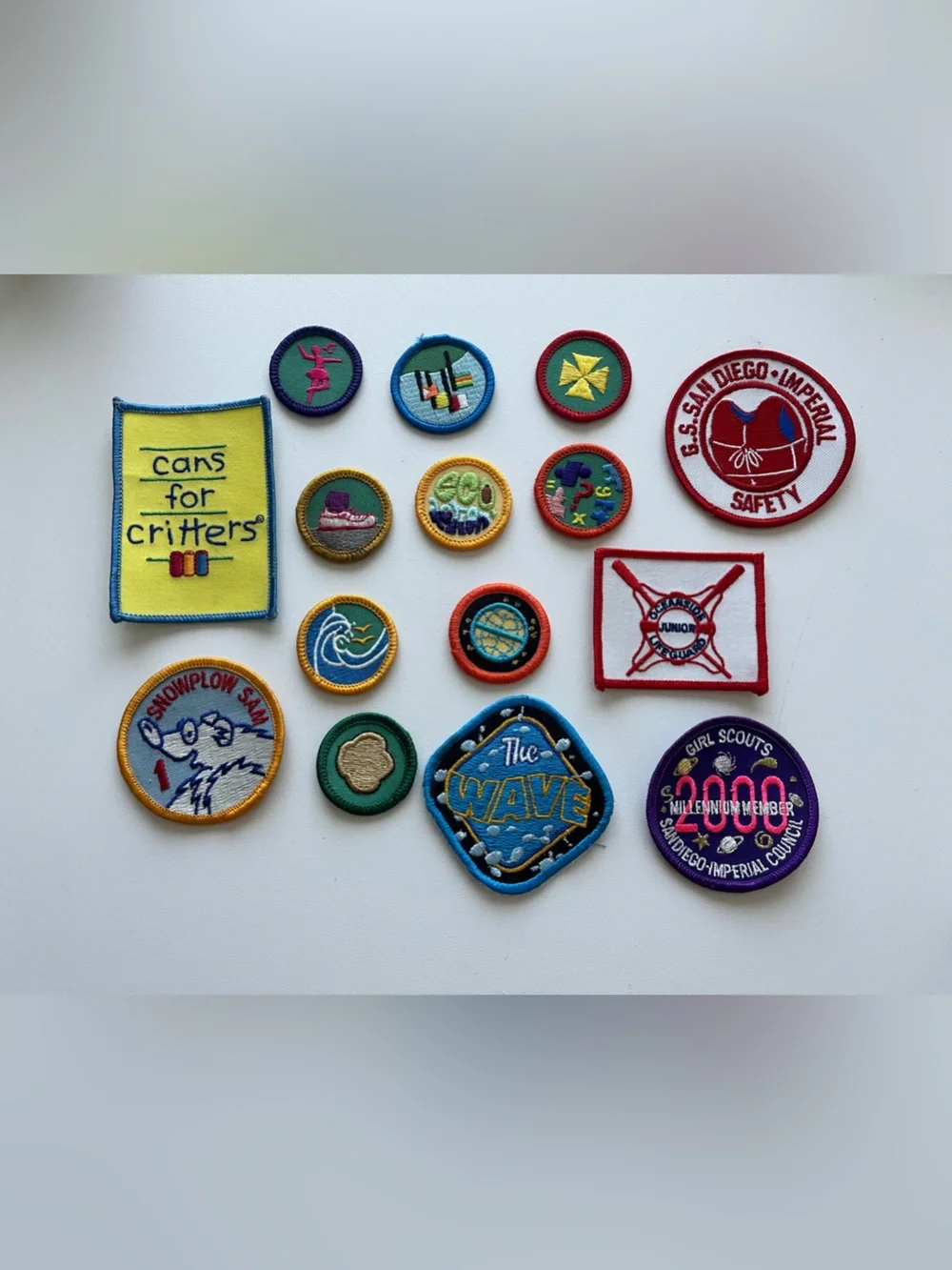 Girl Scouts Kids Merit Badge Patch Set - Multicolor